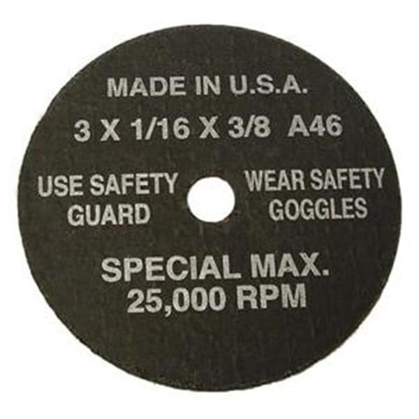 S&G Tool Aid SG Tool Aid SGT94860 Cutoff Wheel - 3 X .0625 X .375 Inch - 5PK SGT94860 - main